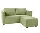 Sofá Gom em Boucle aveludado - Verde, green | WestwingNow