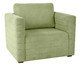 Poltrona Gom em Boucle aveludado - Verde, green | WestwingNow