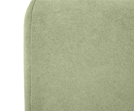 Puff Gom em Boucle aveludado - Verde | Westwing