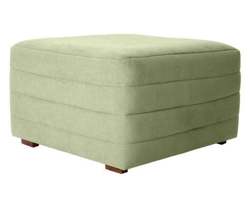 Puff Gom em Boucle aveludado - Verde, green | WestwingNow