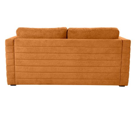 Sofá Gom em Boucle aveludado - Terracota | Westwing