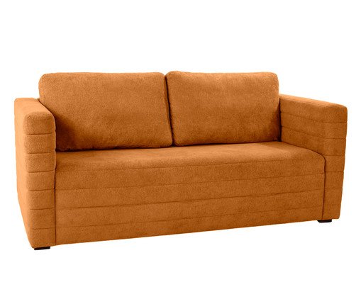 Sofá Gom em Boucle aveludado - Terracota, Terracotta | WestwingNow