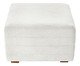 Puff Gom em Boucle aveludado - Branco, white | WestwingNow