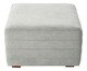 Puff Gom em Boucle aveludado - Cinza, grey | WestwingNow