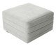 Puff Gom em Boucle aveludado - Cinza, grey | WestwingNow
