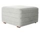 Puff Gom em Boucle aveludado - Cinza, grey | WestwingNow