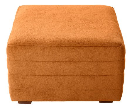 Puff Gom em Boucle aveludado - Terracota | Westwing