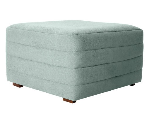 Puff Gom em Boucle aveludado - Azul, blue | WestwingNow