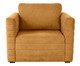 Poltrona Gom em Boucle aveludado - Amarelo Ocre, yellow | WestwingNow
