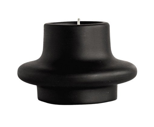 Castiçal Lowe Preto Onyx, black | WestwingNow