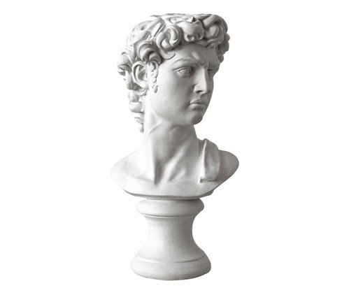 Escultura Busto David Branco, white | WestwingNow
