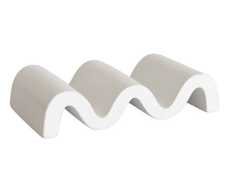 Suporte Saboneteira Onda Branco Cotton | Westwing