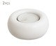 Conjunto de Suportes para Velas Branco Cotton, white | WestwingNow