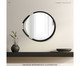 Espelho de Parede Empty Sisal Preto, black | WestwingNow