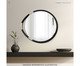 Espelho de Parede Empty Sisal Preto, black | WestwingNow