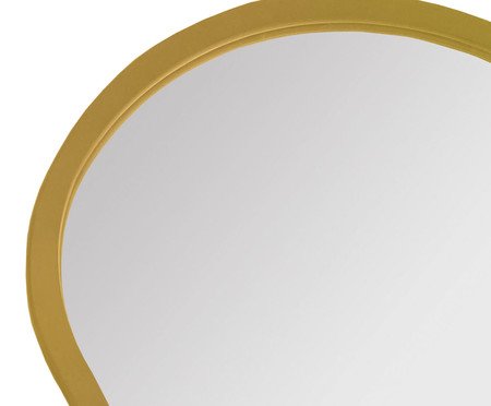 Espelho de Parede Orgânico Egg Dourado | Westwing