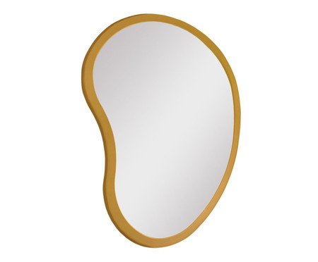 Espelho de Parede Orgânico Egg Dourado | Westwing