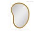 Espelho de Parede Orgânico Egg Dourado, gold | WestwingNow
