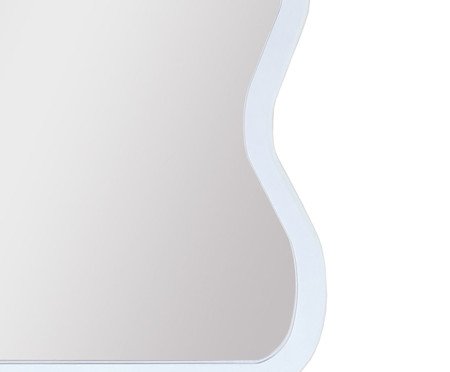 Espelho de Chão Wave Orgânico Branco | Westwing