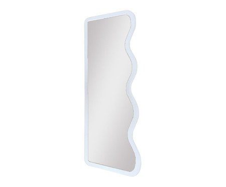 Espelho de Chão Wave Orgânico Branco | Westwing