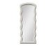 Espelho de Chão em Bouclê Berlim Off-White, Off White | WestwingNow