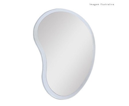 Espelho de Parede Egg Orgânico Branco | Westwing