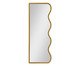 Espelho de Chão Wave Orgânico Dourado, gold | WestwingNow