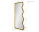 Espelho de Chão Wave Orgânico Dourado, gold | WestwingNow