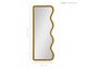 Espelho de Chão Wave Orgânico Dourado, gold | WestwingNow