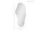 Espelho de Chão Lake Orgânico Branco, white | WestwingNow
