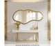 Espelho de Chão Lake Orgânico Dourado, gold | WestwingNow