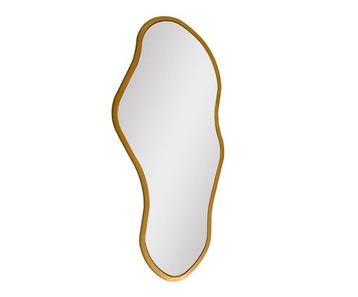 Espelho de Chão Lake Orgânico Dourado, gold | WestwingNow