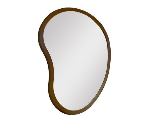 Espelho de Parede Orgânico Egg Freijó, brown | WestwingNow