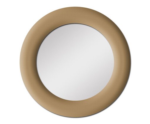 Espelho de Parede em Bouclê Madrid Caramelo, beige | WestwingNow