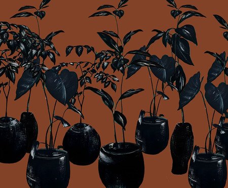 Papel de Parede Selva Urbana Terracota | Westwing