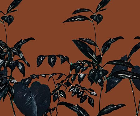 Papel de Parede Selva Urbana Terracota | Westwing