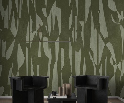 Papel de Parede Recortes Verde, Colorido | WestwingNow