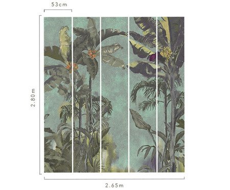 Papel de Parede Esmeralda Verde | Westwing