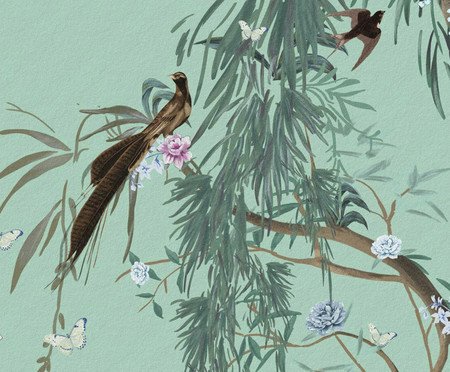 Papel de Parede Desejo Trópico Celadon | Westwing