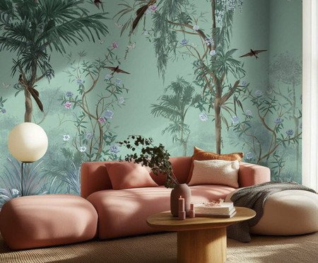 Papel de Parede Desejo Trópico Celadon | Westwing