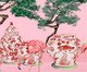 Papel de Parede Pink Flamingos Rosé, Colorido | WestwingNow