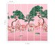 Papel de Parede Pink Flamingos Rosé, Colorido | WestwingNow