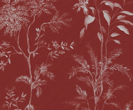 Papel de Parede Bossa Vermelho | Westwing