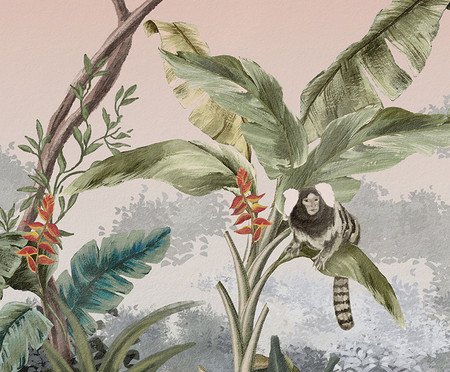 Papel de Parede Tropicália Rosé | Westwing