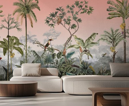 Papel de Parede Tropicália Rosé | Westwing