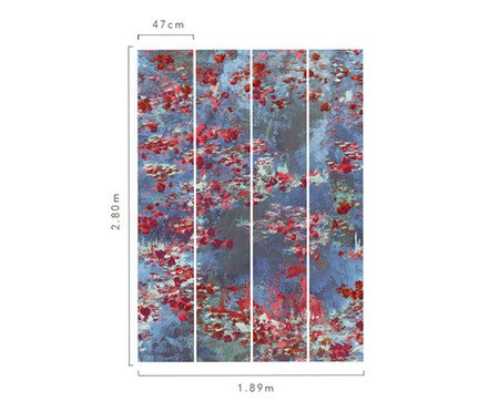 Papel de Parede Reflexo Lilac | Westwing