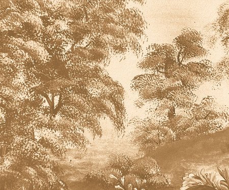 Papel de Parede Caminho do Bosque Ouro | Westwing