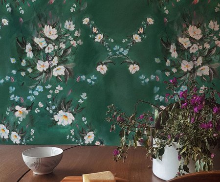 Papel de Parede Florescer Verde | Westwing
