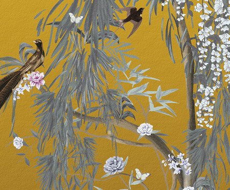 Papel de Parede Desejo Trópico Ocre | Westwing