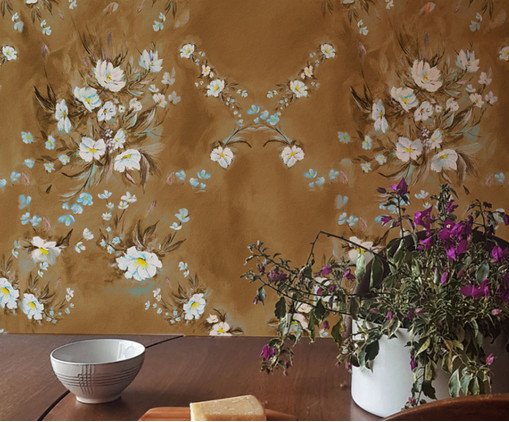 Papel de Parede Florescer Ouro, Colorido | WestwingNow